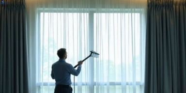 Commercial curtain stain removal service sheldon hotels offices restaurants